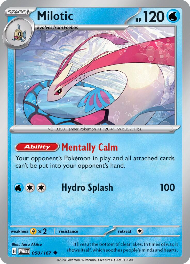 Milotic (050/167) [Scarlet & Violet: Twilight Masquerade] | Galactic Gamez