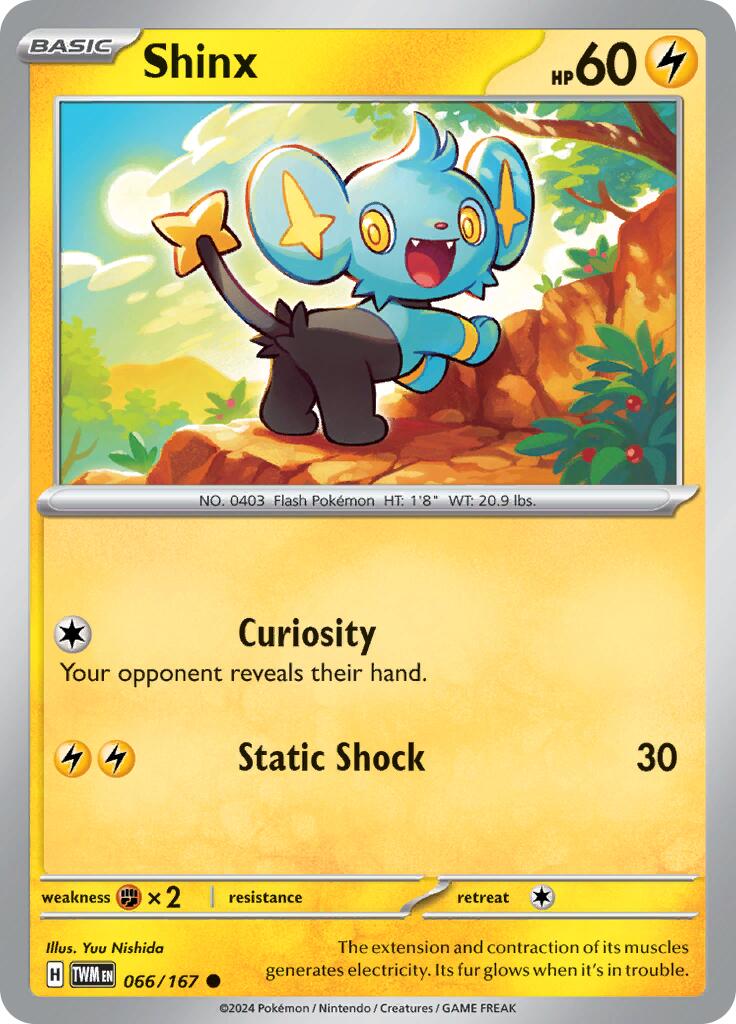 Shinx (066/167) [Scarlet & Violet: Twilight Masquerade] | Galactic Gamez