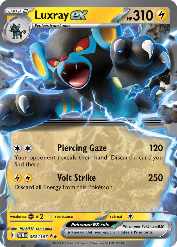 Luxray ex (068/167) [Scarlet & Violet: Twilight Masquerade] | Galactic Gamez