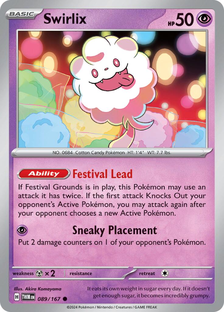 Swirlix (089/167) [Scarlet & Violet: Twilight Masquerade] | Galactic Gamez