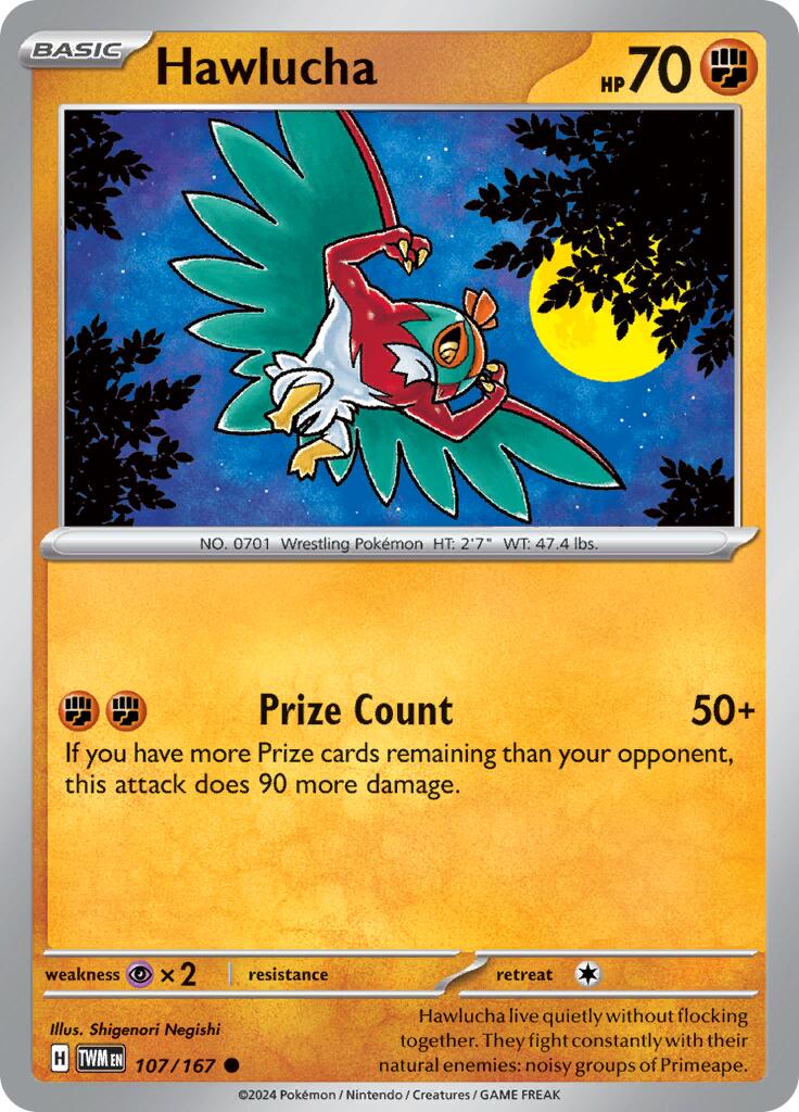 Hawlucha (107/167) [Scarlet & Violet: Twilight Masquerade] | Galactic Gamez