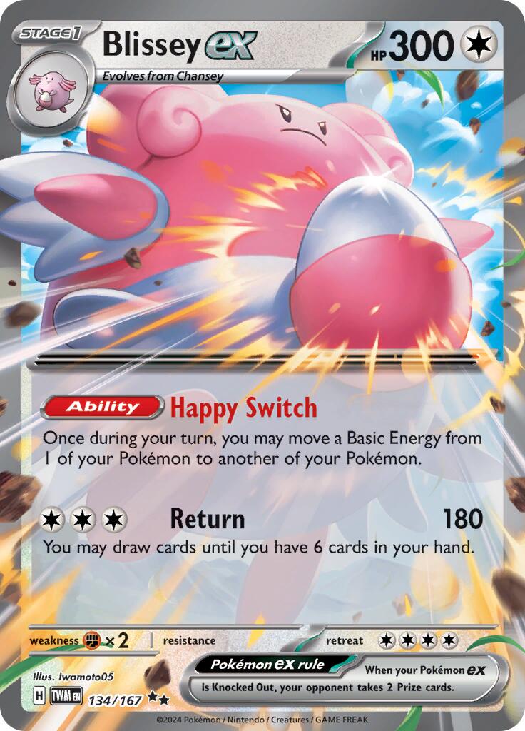 Blissey ex (134/167) [Scarlet & Violet: Twilight Masquerade] | Galactic Gamez