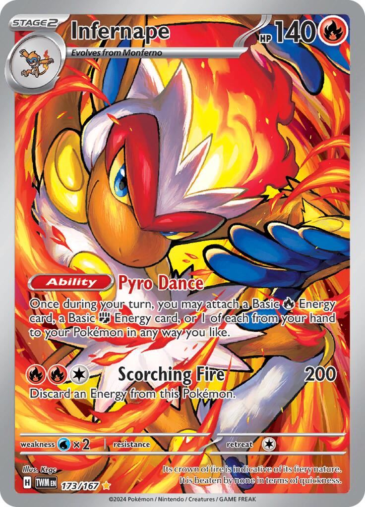 Infernape (173/167) [Scarlet & Violet: Twilight Masquerade] | Galactic Gamez