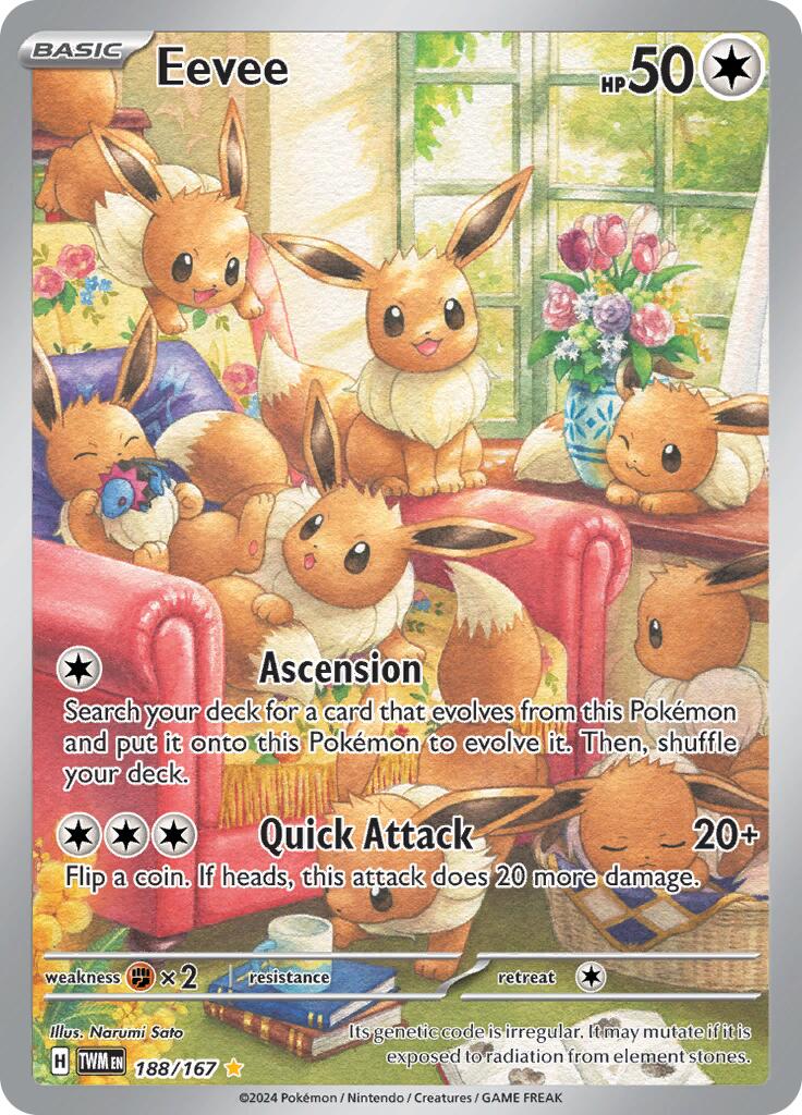 Eevee (188/167) [Scarlet & Violet: Twilight Masquerade] | Galactic Gamez