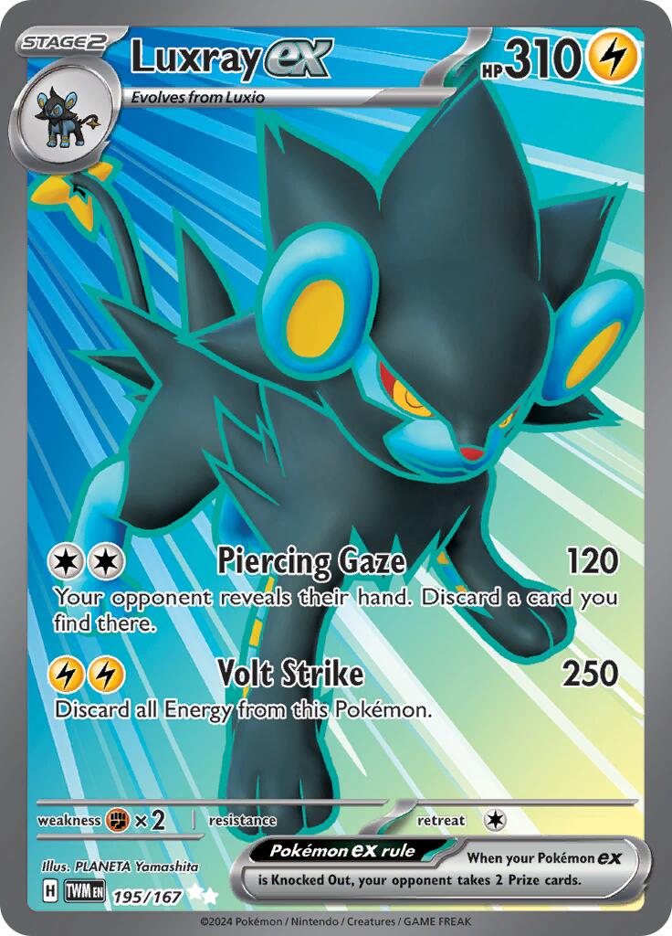 Luxray ex (195/167) [Scarlet & Violet: Twilight Masquerade] | Galactic Gamez