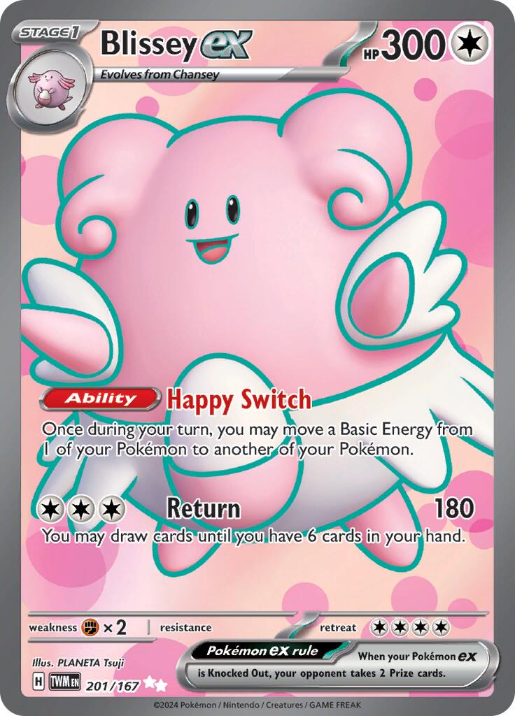 Blissey ex (201/167) [Scarlet & Violet: Twilight Masquerade] | Galactic Gamez