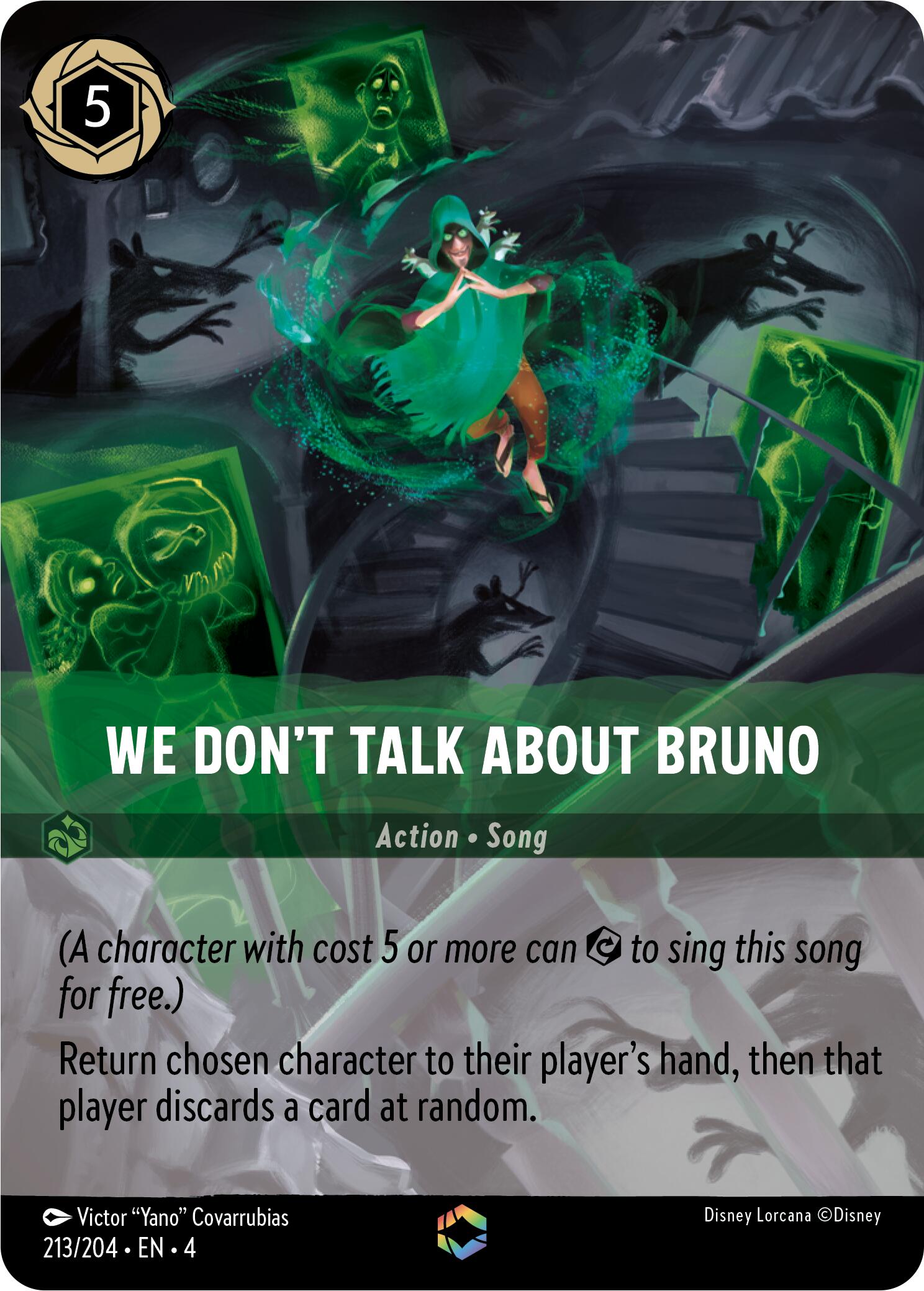 We Don't Talk About Bruno (Enchanted) (213/204) [Ursula's Return] | Galactic Gamez