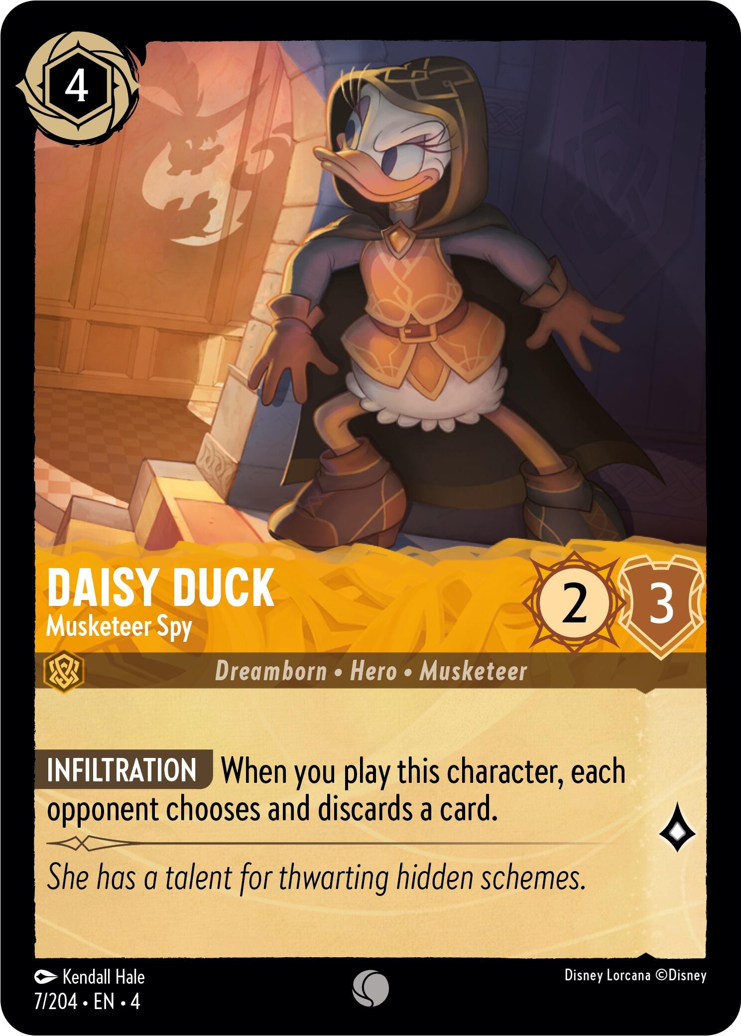 Daisy Duck - Musketeer Spy (7/204) [Ursula's Return] | Galactic Gamez