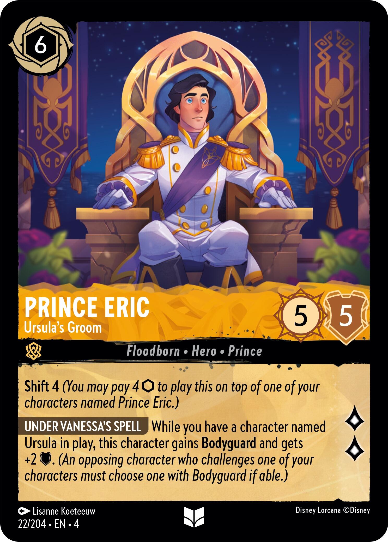 Prince Eric - Ursula's Groom (22/204) [Ursula's Return] | Galactic Gamez