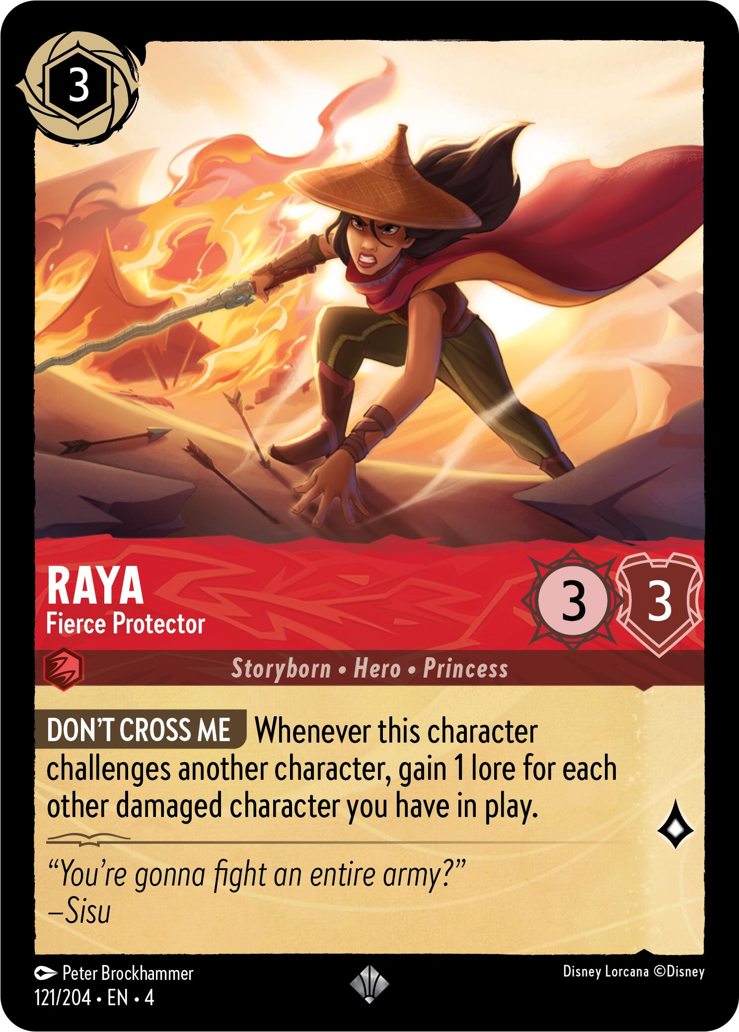 Raya - Fierce Protector (121/204) [Ursula's Return] | Galactic Gamez