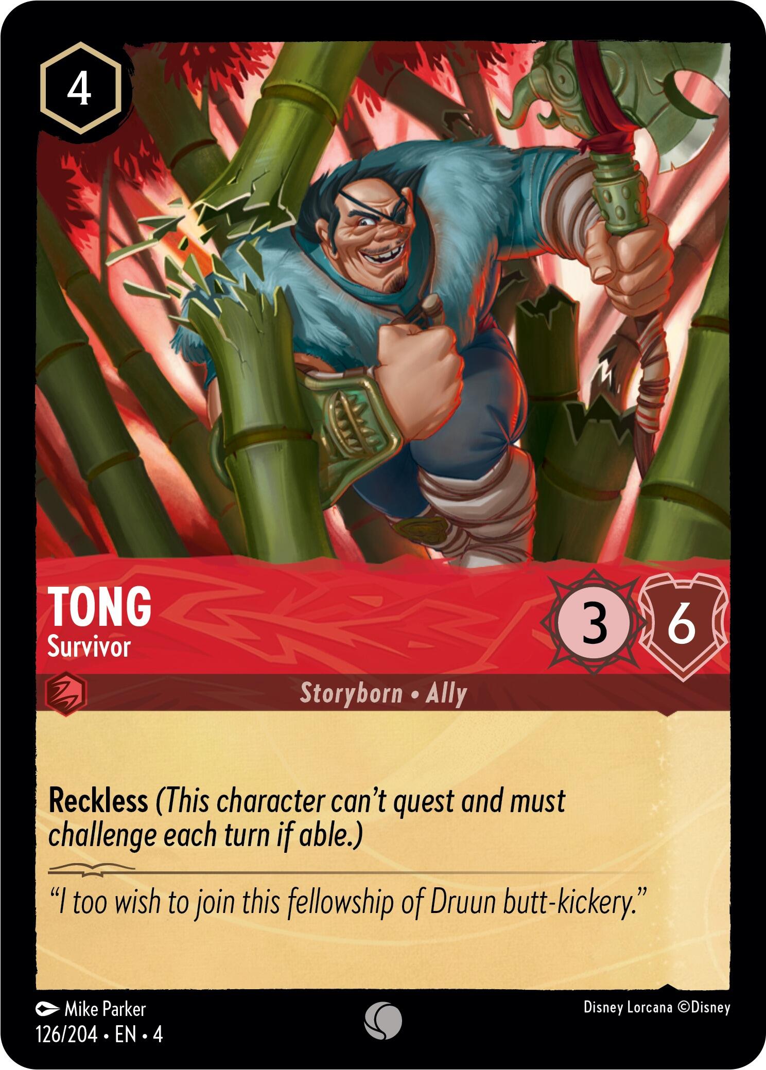 Tong - Survivor (126/204) [Ursula's Return] | Galactic Gamez