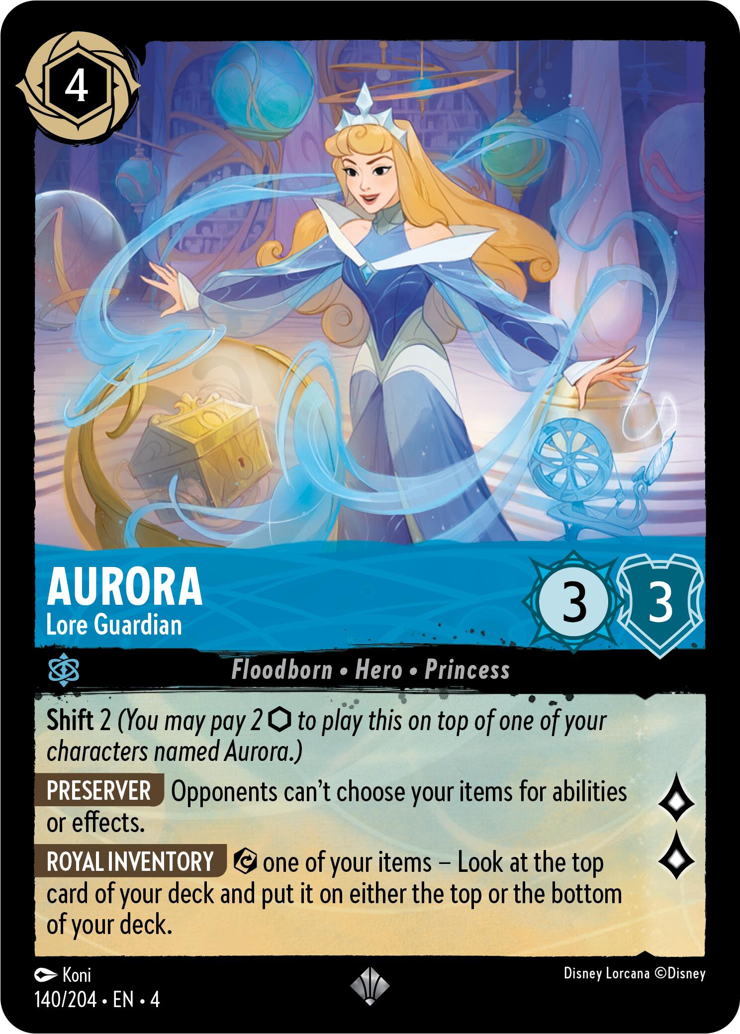Aurora - Lore Guardian (140/204) [Ursula's Return] | Galactic Gamez