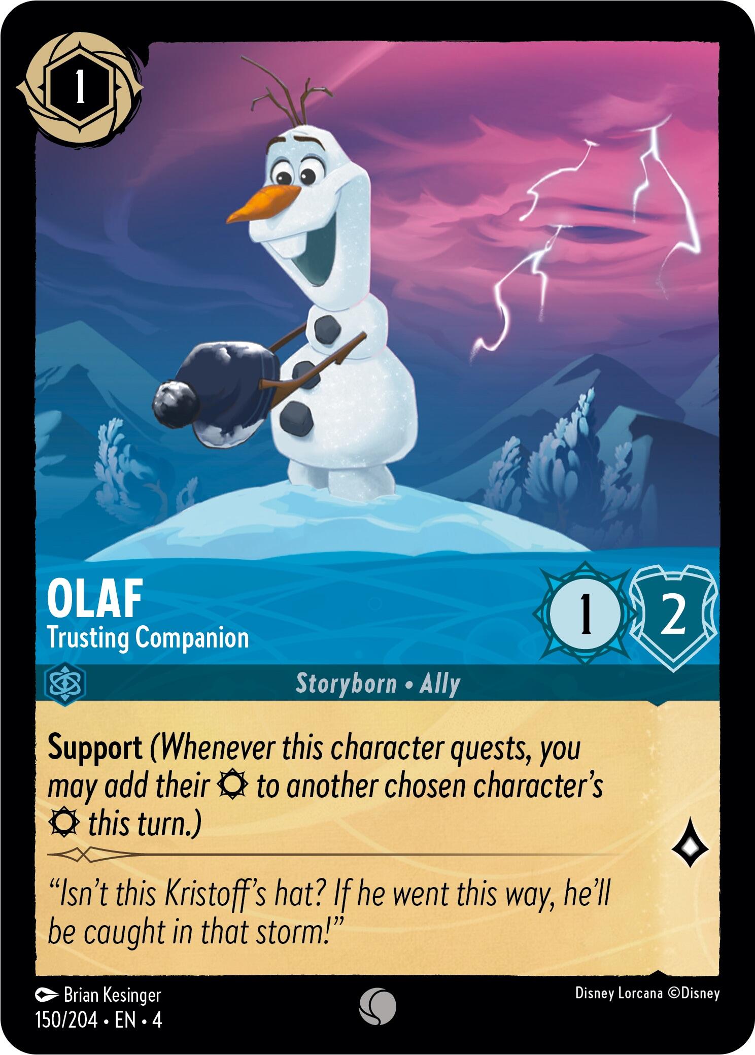 Olaf - Trusting Companion (150/204) [Ursula's Return] | Galactic Gamez