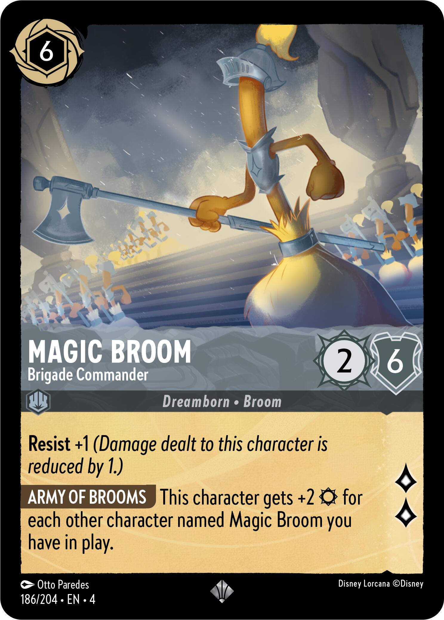 Magic Broom - Brigade Commander (186/204) [Ursula's Return] | Galactic Gamez