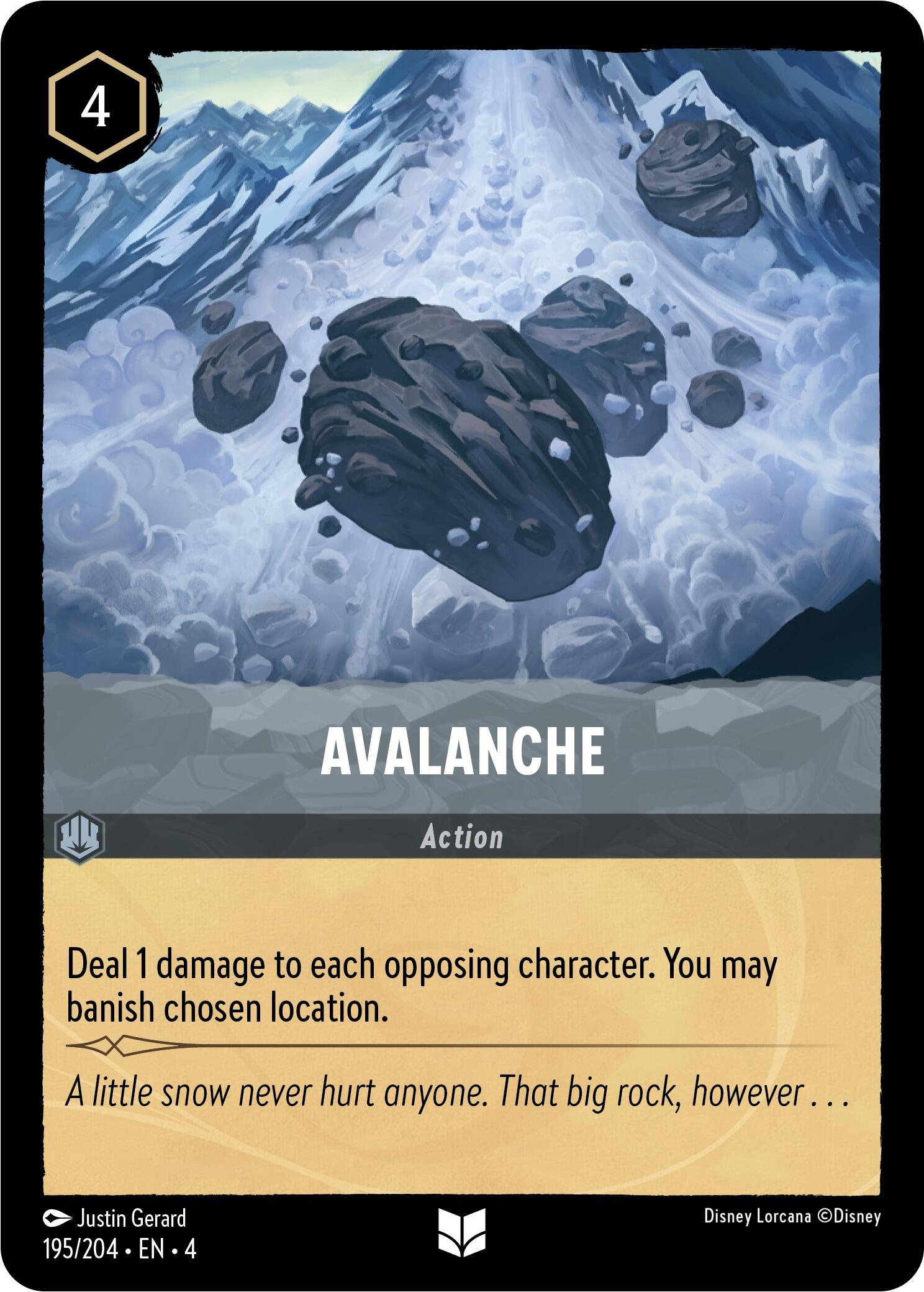 Avalanche (195/204) [Ursula's Return] | Galactic Gamez