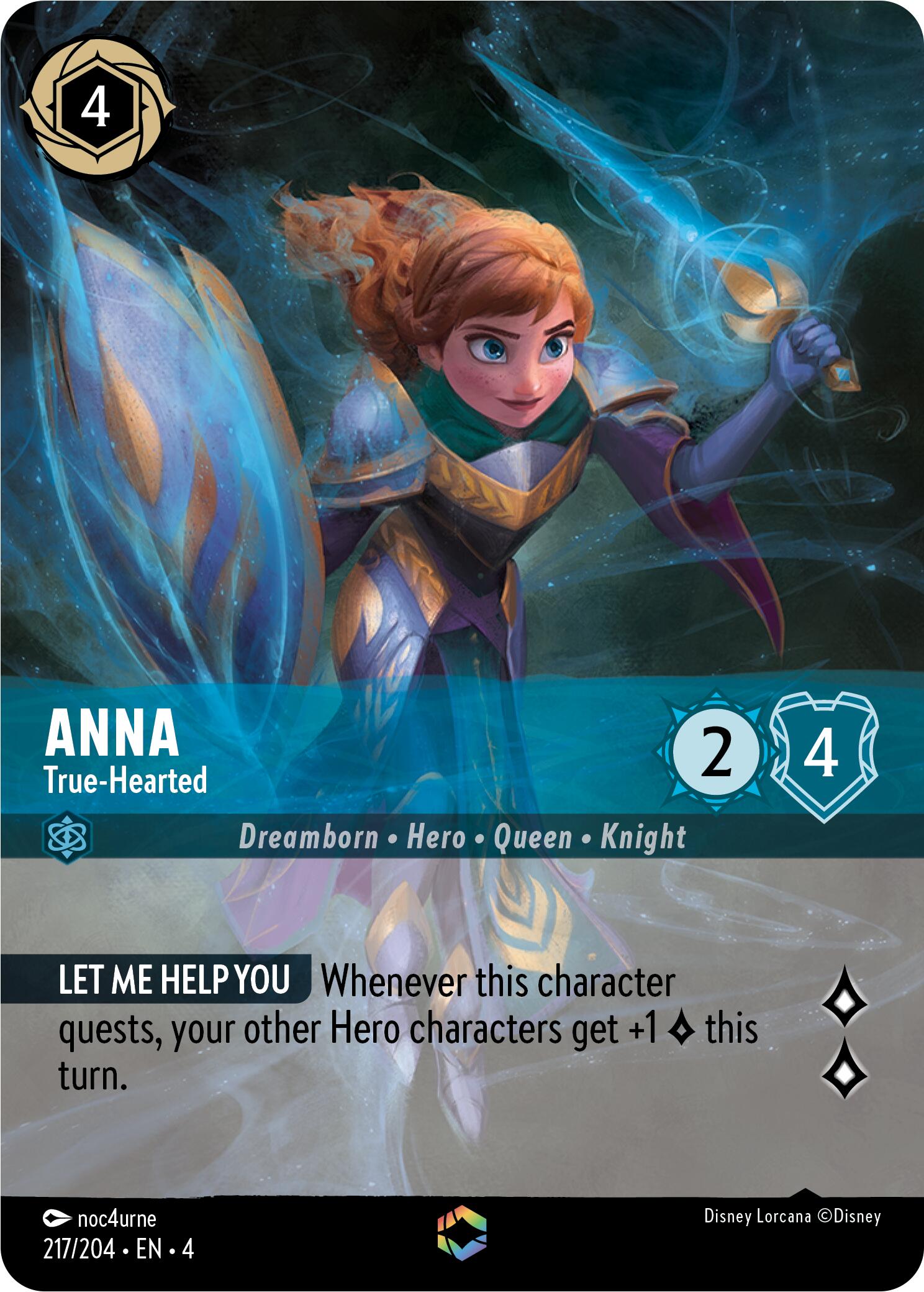 Anna - True-Hearted (Enchanted) (217/204) [Ursula's Return] | Galactic Gamez