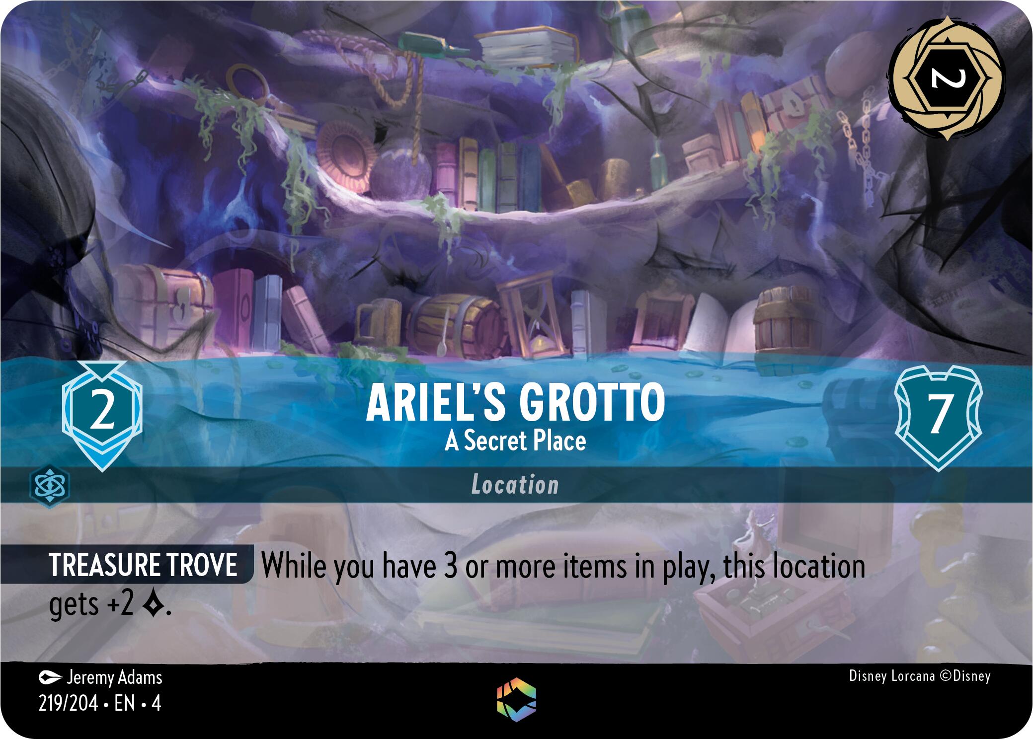 Ariel's Grotto - A Secret Place (Enchanted) (219/204) [Ursula's Return] | Galactic Gamez