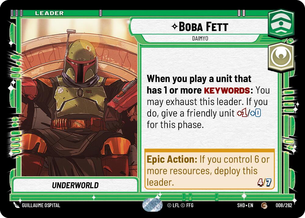 Boba Fett - Daimyo (008/262) [Shadows of the Galaxy] | Galactic Gamez