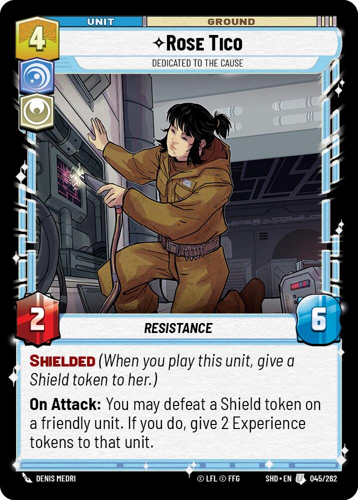 Rose Tico - Dedicated to the Cause (045/262) (045/262) [Shadows of the Galaxy] | Galactic Gamez