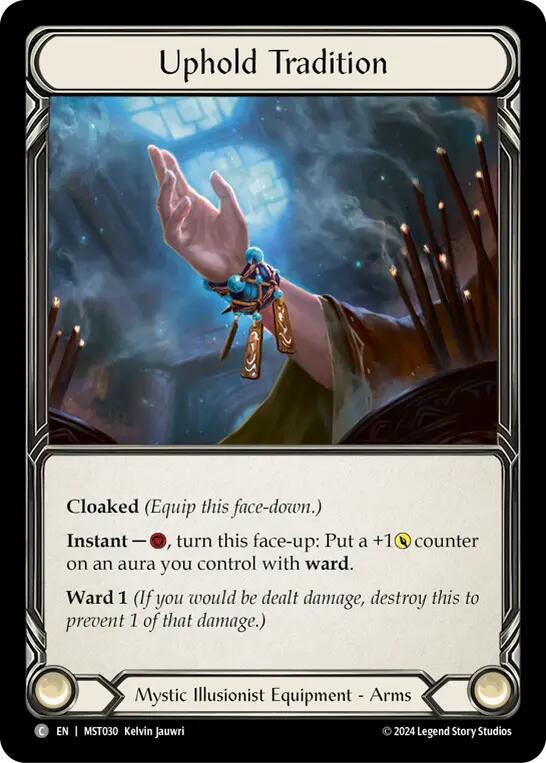 Uphold Tradition [MST030] (Part the Mistveil)  Cold Foil | Galactic Gamez