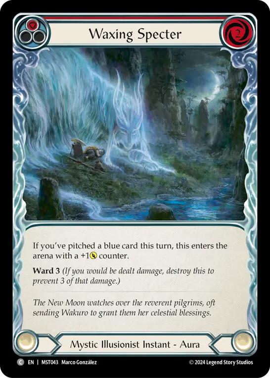 Waxing Specter (Red) [MST043] (Part the Mistveil) | Galactic Gamez