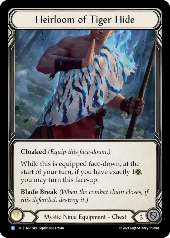 Heirloom of Tiger Hide [MST049] (Part the Mistveil)  Cold Foil | Galactic Gamez
