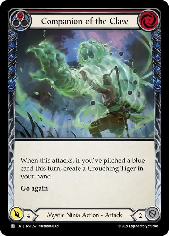 Companion of the Claw (Red) [MST057] (Part the Mistveil) | Galactic Gamez