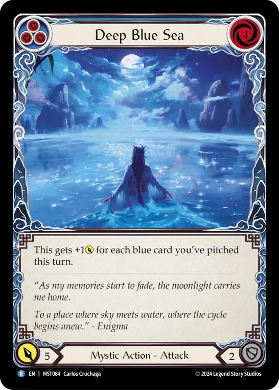 Deep Blue Sea [MST084] (Part the Mistveil)  Rainbow Foil | Galactic Gamez