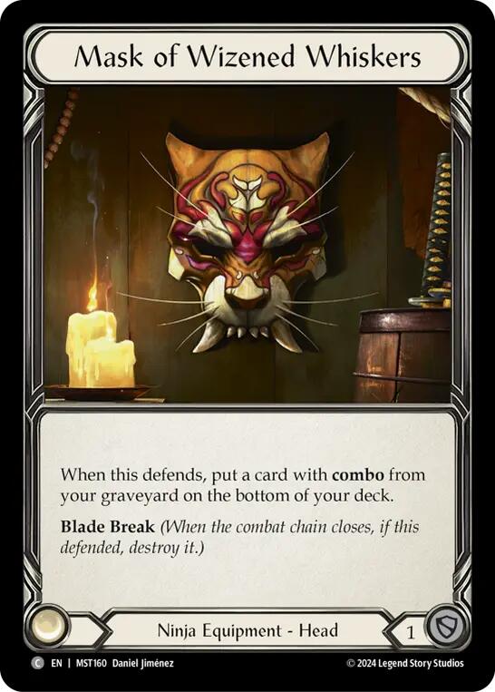 Mask of Wizened Whiskers [MST160] (Part the Mistveil) | Galactic Gamez