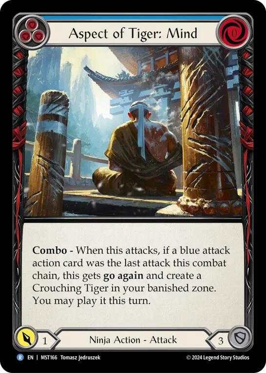 Aspect of Tiger: Mind [MST166] (Part the Mistveil)  Rainbow Foil | Galactic Gamez