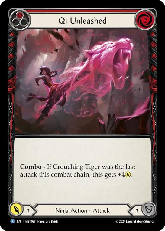 Qi Unleashed (Red) [MST167] (Part the Mistveil) | Galactic Gamez