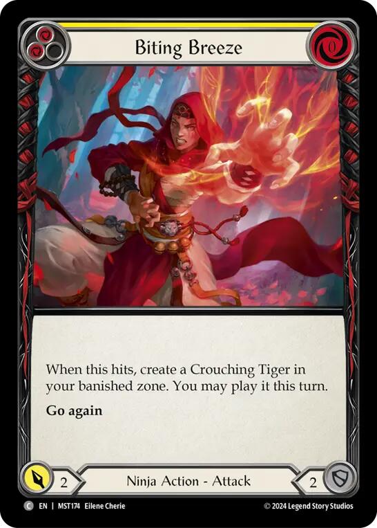 Biting Breeze (Yellow) [MST174] (Part the Mistveil) | Galactic Gamez