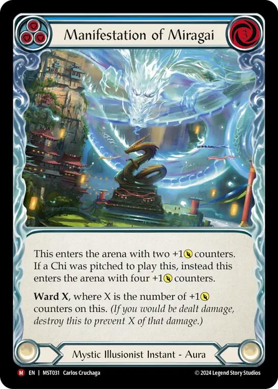 Manifestation of Miragai [MST031] (Part the Mistveil)  Rainbow Foil | Galactic Gamez