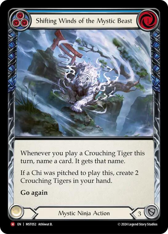 Shifting Winds of the Mystic Beast [MST052] (Part the Mistveil)  Rainbow Foil | Galactic Gamez