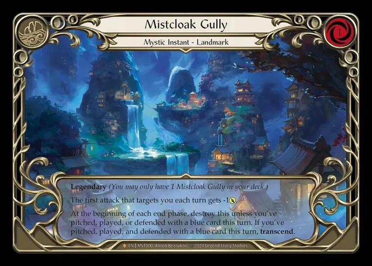 Mistcloak Gully // Inner Chi [MST000] (Part the Mistveil)  Rainbow Foil | Galactic Gamez