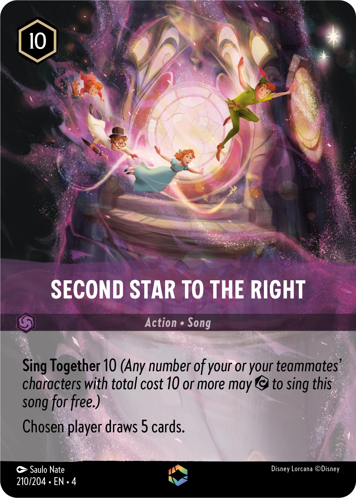 Second Star to the Right (Enchanted) (210/204) [Ursula's Return] | Galactic Gamez