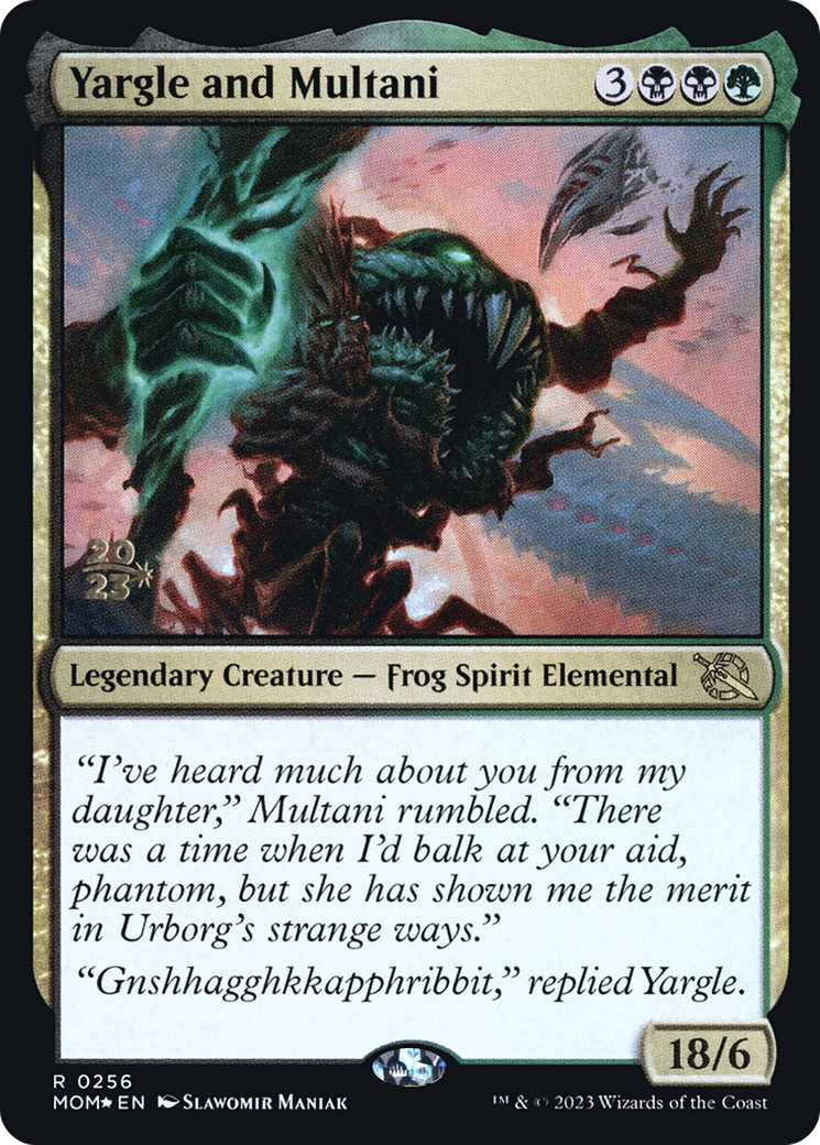 Yargle and Multani [March of the Machine Prerelease Promos] | Galactic Gamez