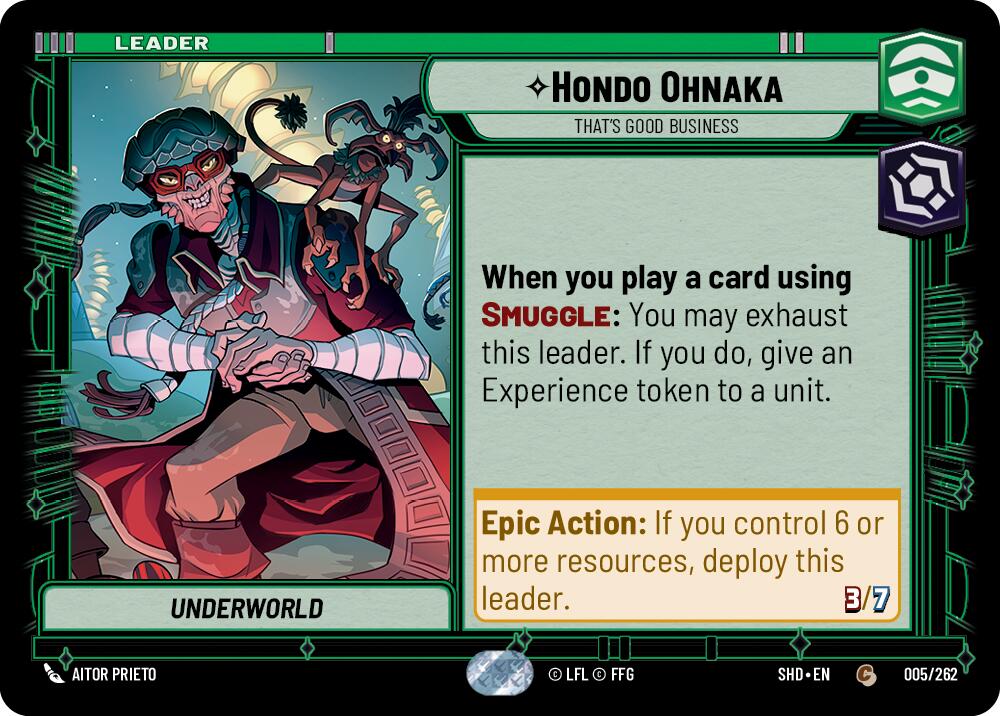Hondo Ohnaka - That's Good Business (005/262) (005/262) [Shadows of the Galaxy] | Galactic Gamez