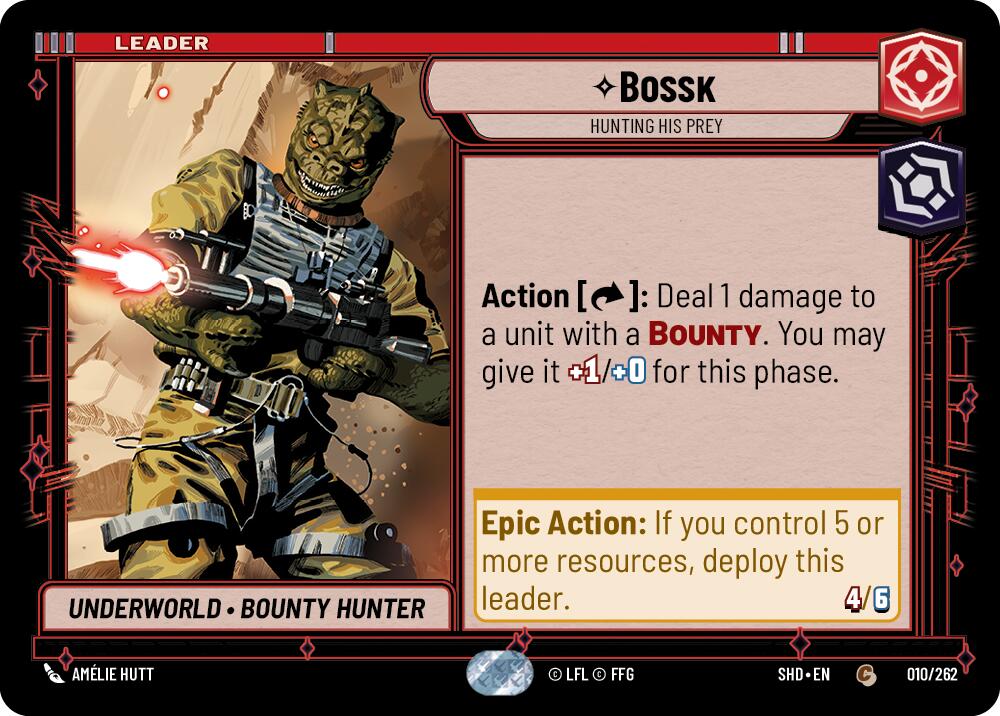 Bossk — Hunting His Prey (010/262) [Shadows of the Galaxy] | Galactic Gamez