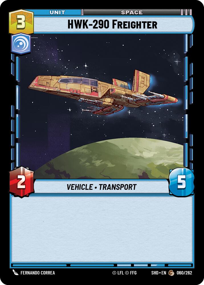 HWK-290 Freighter (060/262) (060/262) [Shadows of the Galaxy] | Galactic Gamez