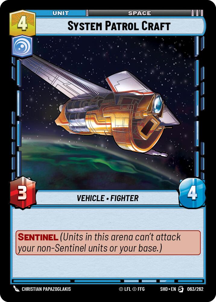 System Patrol Craft (063/262) (063/262) [Shadows of the Galaxy] | Galactic Gamez