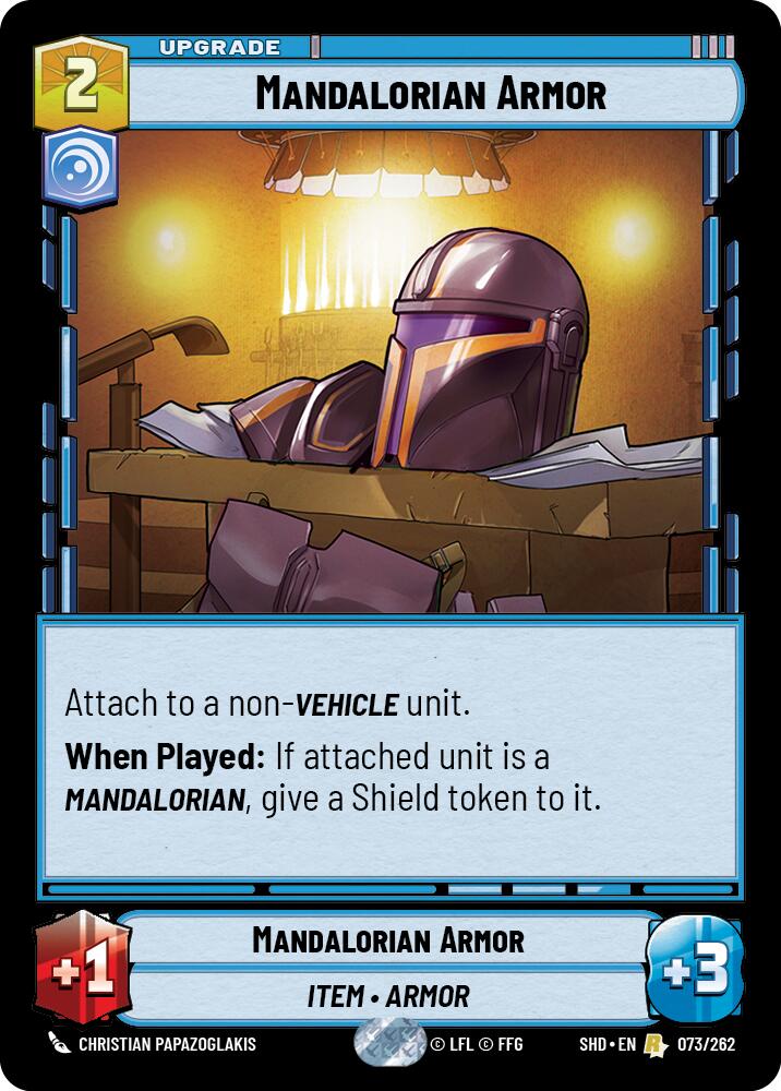 Mandalorian Armor (073/262) (073/262) [Shadows of the Galaxy] | Galactic Gamez