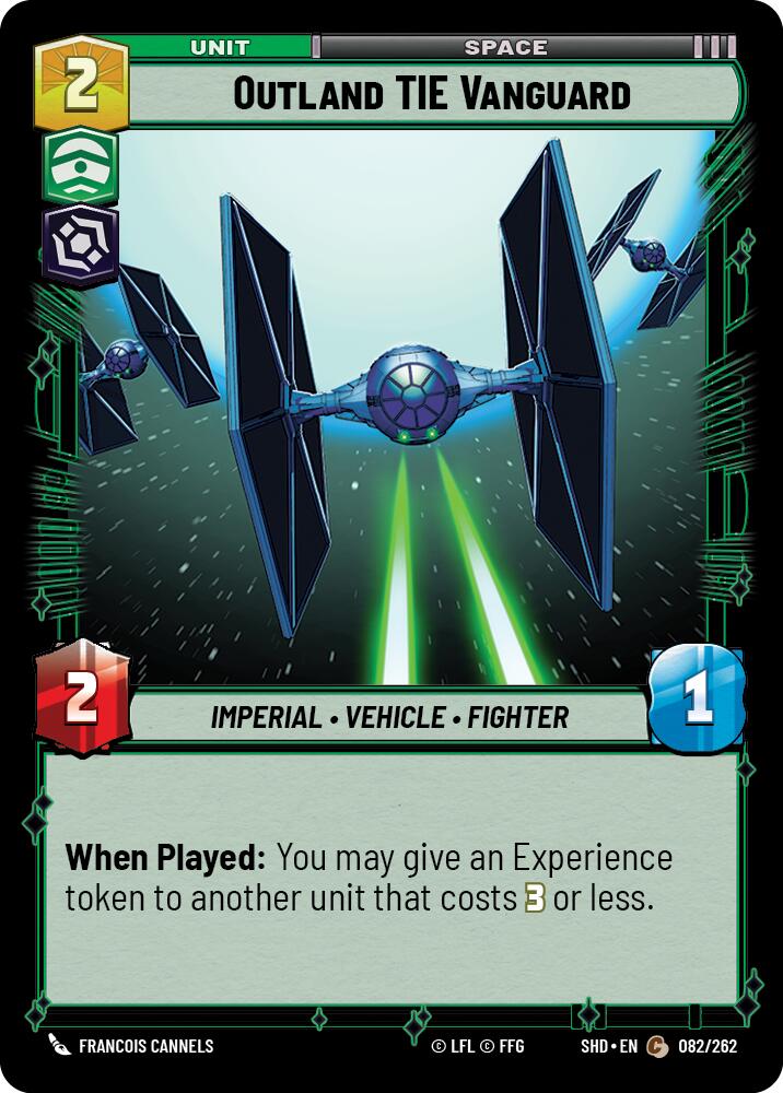 Outland TIE Vanguard (082/262) (082/262) [Shadows of the Galaxy] | Galactic Gamez