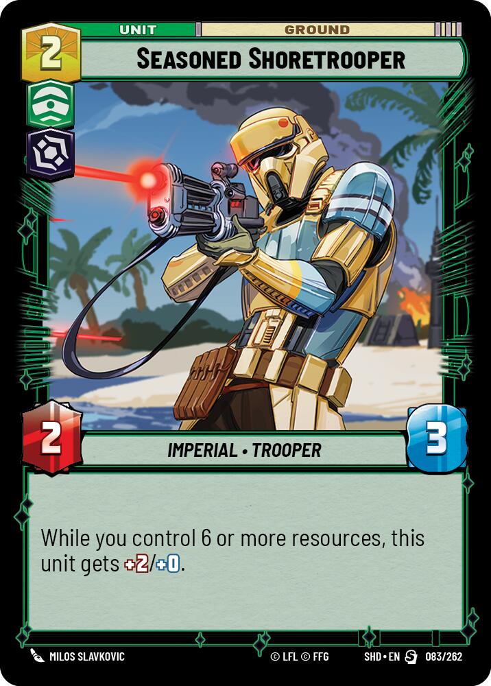 Seasoned Shoretrooper (083/262) (083/262) [Shadows of the Galaxy] | Galactic Gamez