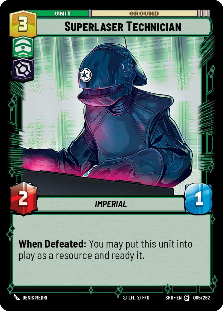 Superlaser Technician (085/262) (085/262) [Shadows of the Galaxy] | Galactic Gamez