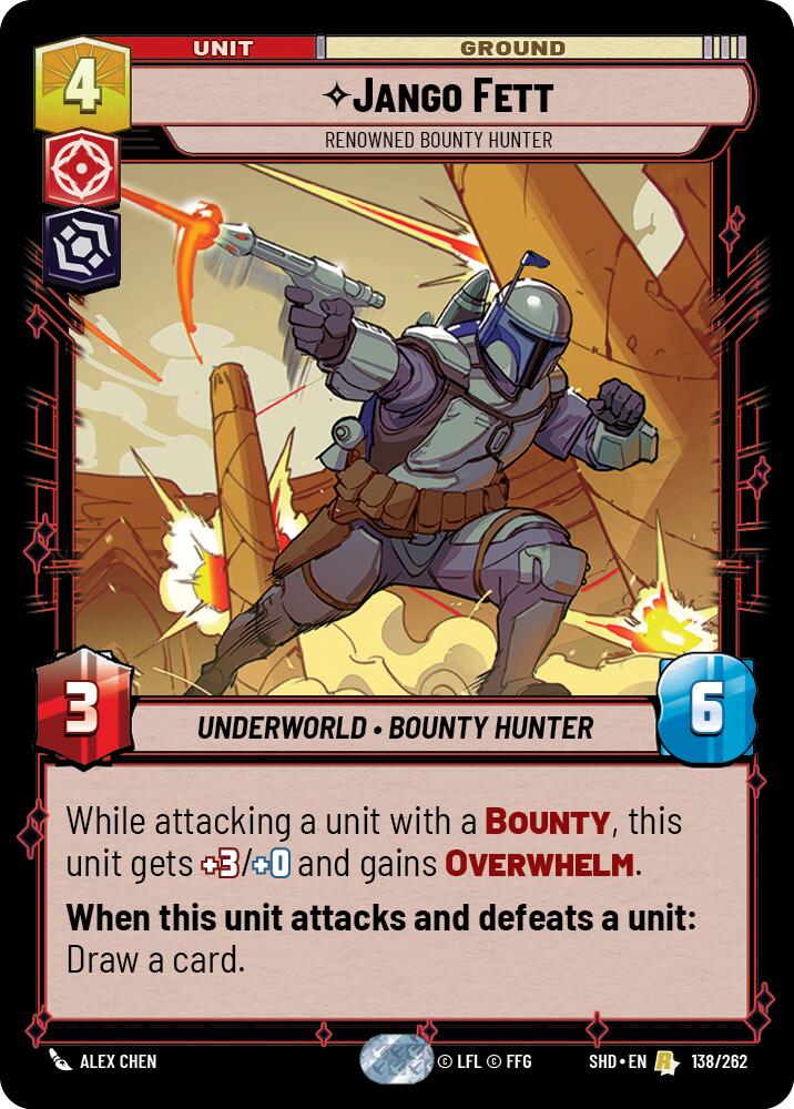 Jango Fett - Renowned Bounty Hunter (138/262) (138/262) [Shadows of the Galaxy] | Galactic Gamez