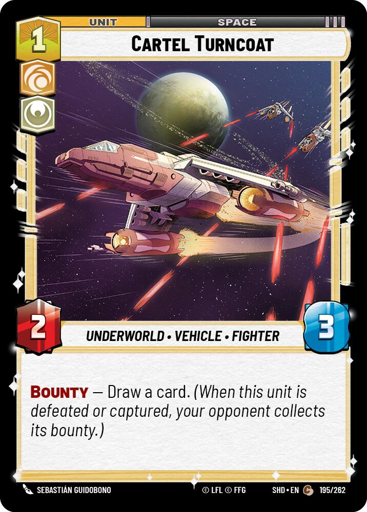 Cartel Turncoat (195/262) (195/262) [Shadows of the Galaxy] | Galactic Gamez
