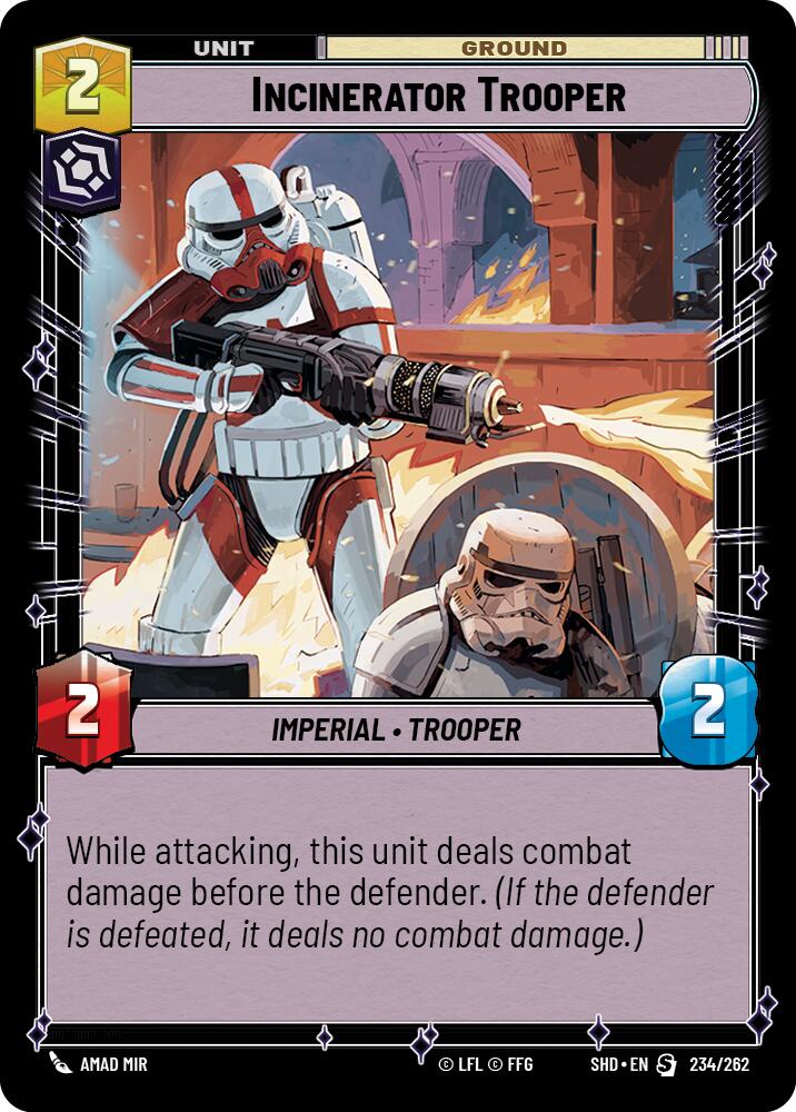 Incinerator Trooper (234/262) (234/262) [Shadows of the Galaxy] | Galactic Gamez