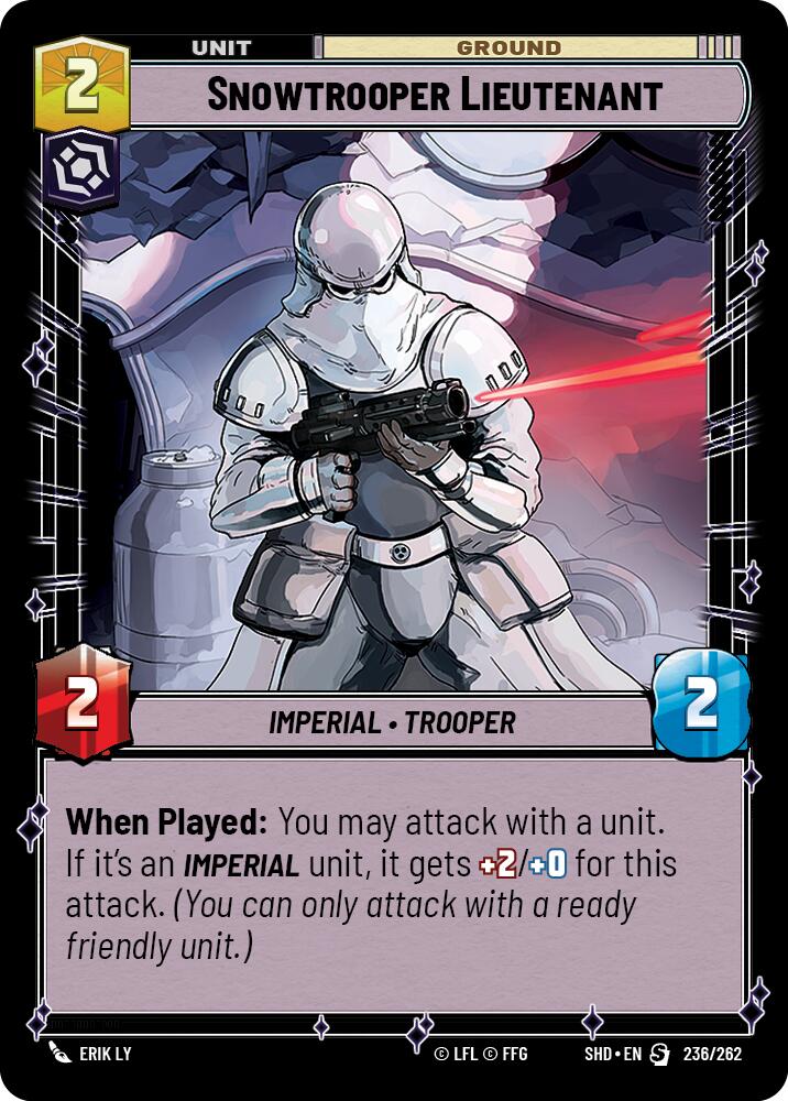 Snowtrooper Lieutenant (236/262) (236/262) [Shadows of the Galaxy] | Galactic Gamez