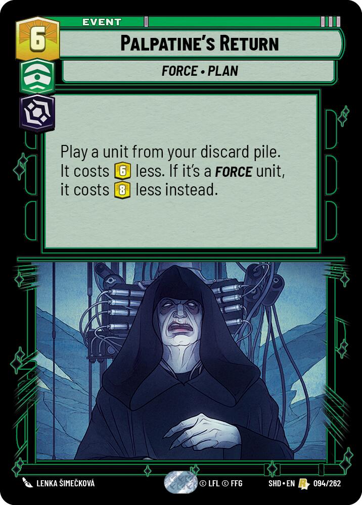 Palpatine's Return (094/262) (094/262) [Shadows of the Galaxy] | Galactic Gamez